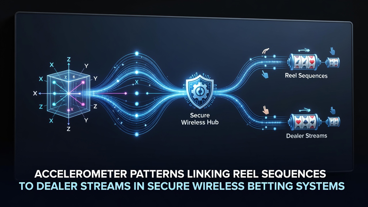 Illustration der Datenflüsse zwischen mobilen Sensoren Walzen und Live-Dealer-Streams in sicheren Wettumgebungen