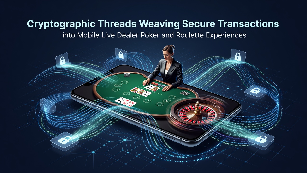Darstellung sicherer Netzwerkverbindungen in mobilen Live-Casino-Umgebungen für Poker und Roulette