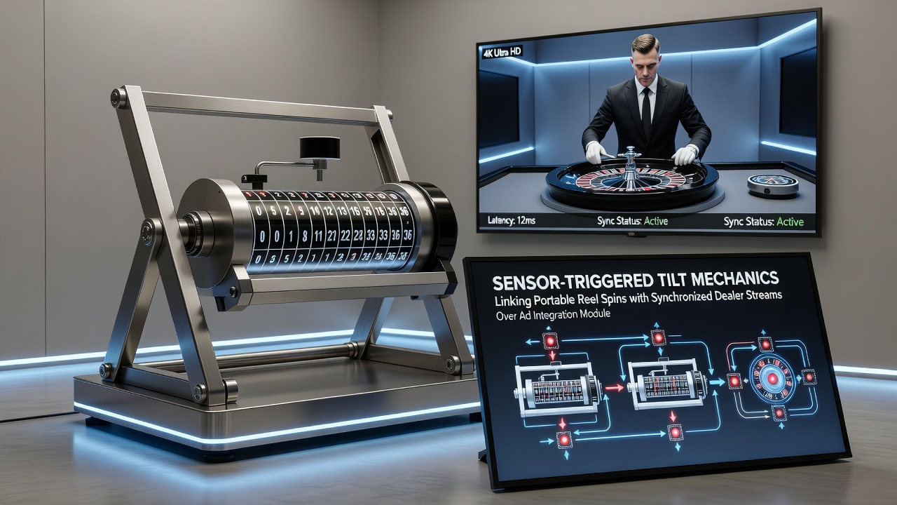 Illustration adaptiver Netzwerkschichten die Sensor-Daten mit Live-Dealer-Streams verbinden